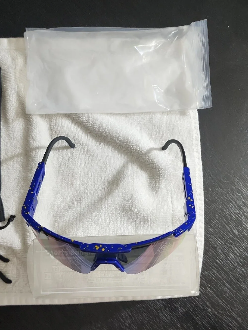 SPORTS SUNGLASSES FS666-NP-C12 Men Women & Youth Multicolor UV Wrap Shield Lens